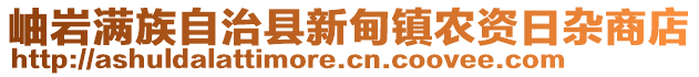 岫岩满族自治县新甸镇农资日杂商店