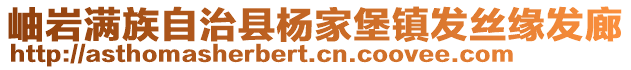 岫巖滿族自治縣楊家堡鎮發絲緣發廊