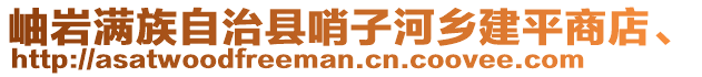 岫巖滿(mǎn)族自治縣哨子河鄉(xiāng)建平商店、