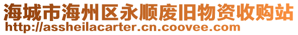 海城市海州區(qū)永順廢舊物資收購站