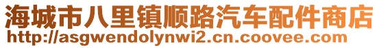 海城市八里鎮(zhèn)順路汽車配件商店