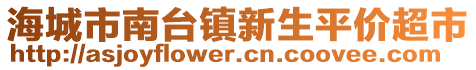 海城市南臺鎮新生平價超市