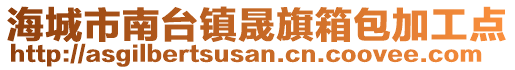 海城市南臺鎮(zhèn)晟旗箱包加工點