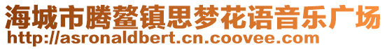 海城市騰鰲鎮思夢花語音樂廣場