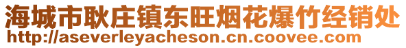 海城市耿莊鎮(zhèn)東旺煙花爆竹經(jīng)銷處