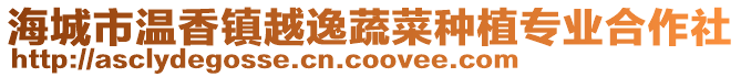 海城市溫香鎮越逸蔬菜種植專業合作社