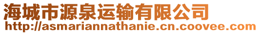 海城市源泉運(yùn)輸有限公司