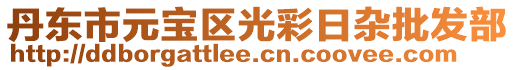 丹東市元寶區光彩日雜批發部