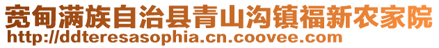 宽甸满族自治县青山沟镇福新农家院