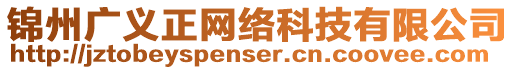 錦州廣義正網(wǎng)絡(luò)科技有限公司