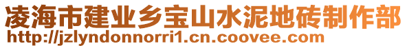 凌海市建業(yè)鄉(xiāng)寶山水泥地磚制作部