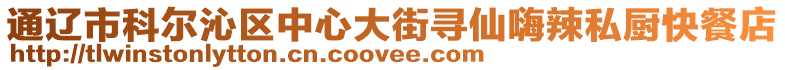 通遼市科爾沁區(qū)中心大街尋仙嗨辣私廚快餐店