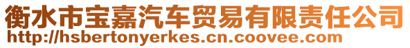 衡水市寶嘉汽車貿(mào)易有限責(zé)任公司