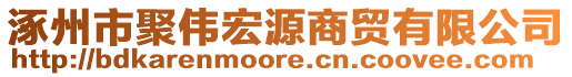 涿州市聚偉宏源商貿(mào)有限公司