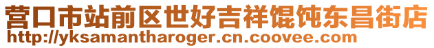 營口市站前區(qū)世好吉祥餛飩東昌街店