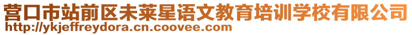 營(yíng)口市站前區(qū)未萊星語文教育培訓(xùn)學(xué)校有限公司