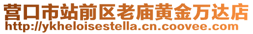 營口市站前區老廟黃金萬達店
