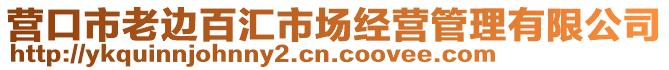 營口市老邊百匯市場(chǎng)經(jīng)營管理有限公司