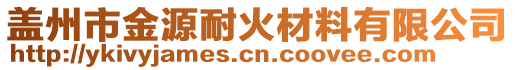 蓋州市金源耐火材料有限公司