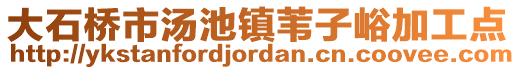 大石橋市湯池鎮(zhèn)葦子峪加工點