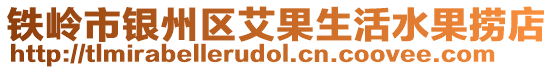 鐵嶺市銀州區艾果生活水果撈店