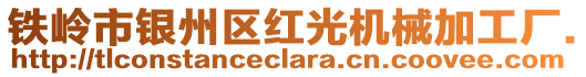 鐵嶺市銀州區紅光機械加工廠.