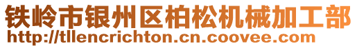 鐵嶺市銀州區(qū)柏松機(jī)械加工部