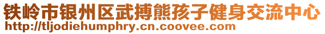 鐵嶺市銀州區(qū)武搏熊孩子健身交流中心