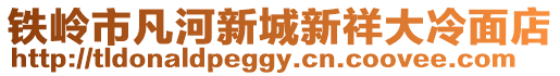 鐵嶺市凡河新城新祥大冷面店