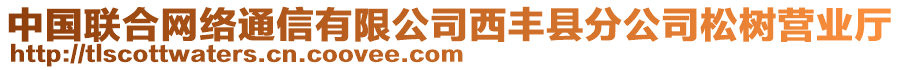 中國聯(lián)合網(wǎng)絡(luò)通信有限公司西豐縣分公司松樹營業(yè)廳