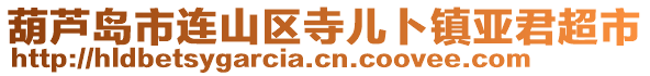 葫蘆島市連山區(qū)寺兒卜鎮(zhèn)亞君超市