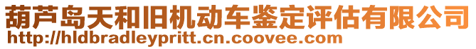 葫蘆島天和舊機動車鑒定評估有限公司