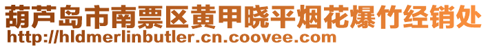 葫蘆島市南票區(qū)黃甲曉平煙花爆竹經(jīng)銷處