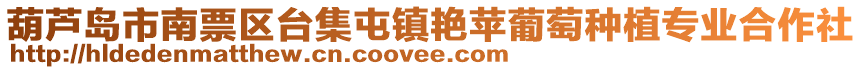 葫蘆島市南票區(qū)臺(tái)集屯鎮(zhèn)艷蘋(píng)葡萄種植專(zhuān)業(yè)合作社