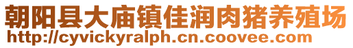 朝陽縣大廟鎮佳潤肉豬養殖場