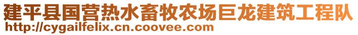 建平縣國(guó)營(yíng)熱水畜牧農(nóng)場(chǎng)巨龍建筑工程隊(duì)