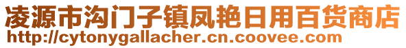 凌源市溝門子鎮(zhèn)鳳艷日用百貨商店