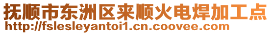 撫順市東洲區(qū)來順火電焊加工點