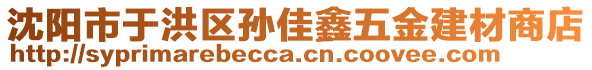 沈阳市于洪区孙佳鑫五金建材商店