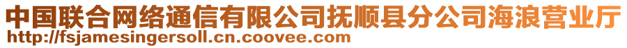 中国联合网络通信有限公司抚顺县分公司海浪营业厅