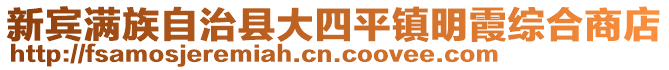 新宾满族自治县大四平镇明霞综合商店