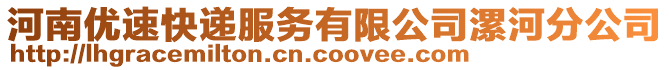 河南優(yōu)速快遞服務有限公司漯河分公司