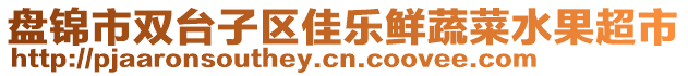 盤錦市雙臺子區(qū)佳樂鮮蔬菜水果超市