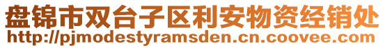 盤(pán)錦市雙臺(tái)子區(qū)利安物資經(jīng)銷處