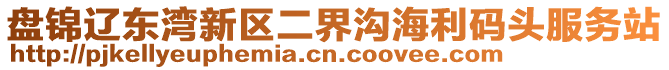 盤錦遼東灣新區(qū)二界溝海利碼頭服務站