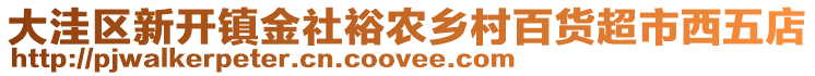 大洼區(qū)新開(kāi)鎮(zhèn)金社裕農(nóng)鄉(xiāng)村百貨超市西五店