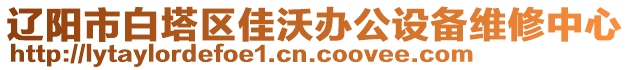 遼陽市白塔區(qū)佳沃辦公設(shè)備維修中心