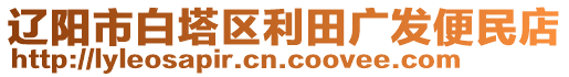 遼陽市白塔區(qū)利田廣發(fā)便民店