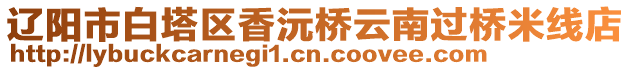 遼陽市白塔區(qū)香沅橋云南過橋米線店