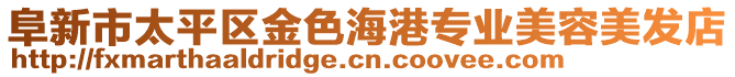 阜新市太平區(qū)金色海港專業(yè)美容美發(fā)店